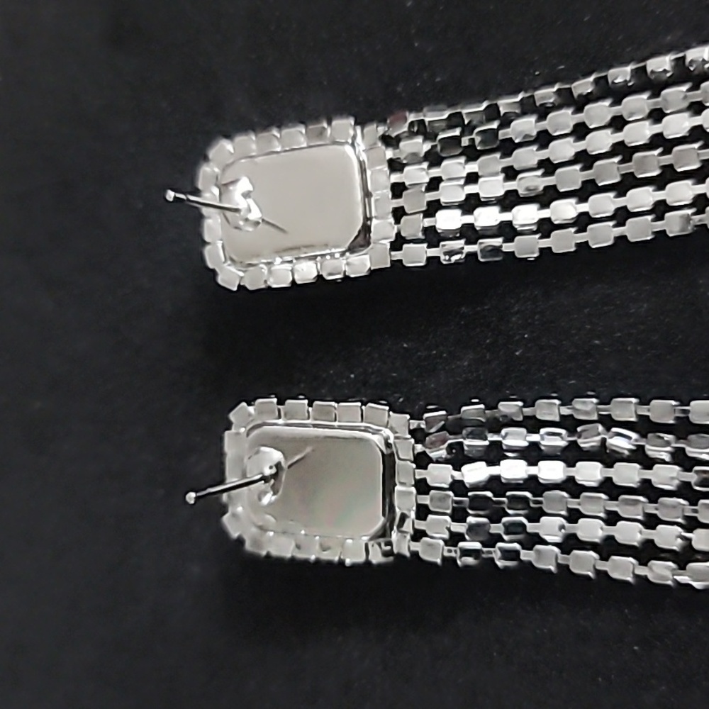 Rhinestone Dangle Earrings - image 6